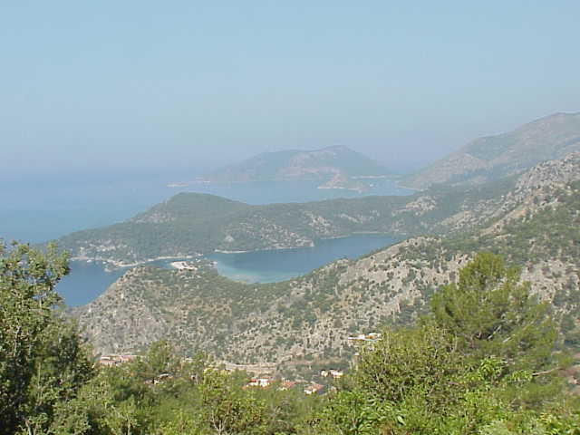   View of town from trail        Oludeniz        